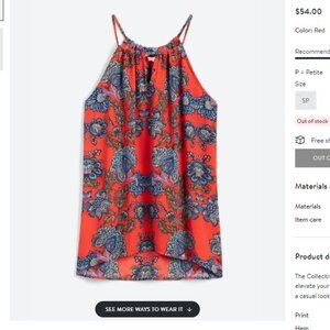 Collective Concepts - Krissa Keyhole Halter Blouse